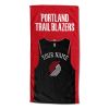 [Personalization Only] OFFICIAL NBA Jersey Personalized Beach Towel - Portland Trail Blazers