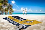 [Personalization Only] OFFICIAL NHL Colorblock Personalized Beach Towel - Nashville Predators