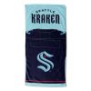 [Personalization Only] OFFICIAL NHL Jersey Personalized Beach Towel - Kraken