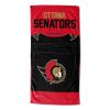 [Personalization Only] OFFICIAL NHL Jersey Personalized Beach Towel - Senators