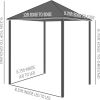 Gazebo with Galvanized Steel Roof (Swiship-Ship)(Prohibited by WalMart)Original 24533418